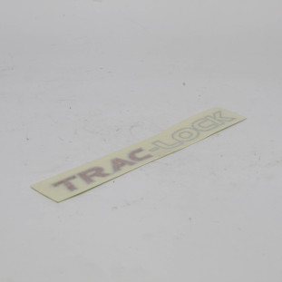 Emblema Decalque Trac-lock Chevrolet S10 2006 a 2011 - Traseiro / Externo - Original