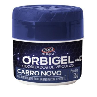 Aromatizante Gel Cheirinho Carro Novo  55g - Orbi