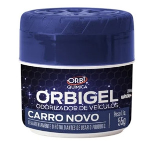 Aromatizante Gel Cheirinho Carro Novo  55g - Orbi
