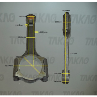 Biela STD Nissan Tiida 2008 a 2013 - Takao