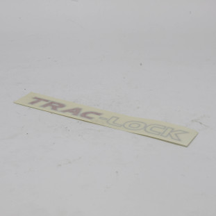 Emblema Decalque Trac-lock Chevrolet S10 2006 a 2011 - Traseiro / Externo - Original