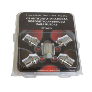 Kit Antifurto das Rodas Toyota Etios 2013 a 2018 - Original