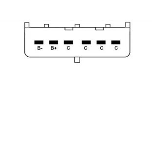 Bobina de Ignição Citroen C5 2001 a 2012 - Gauss