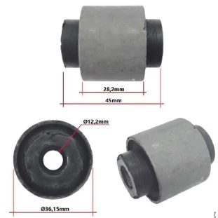 Bucha Braço Curvo Boomerangue Ford Fusion 2006 a 2012 - Traseiro - Corcerama