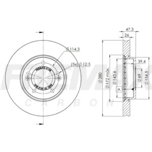 Disco de Freio Ventilado Kia Cerato 2010 a 2013 - Esquerdo ou Direito / Dianteiro - Fremax
