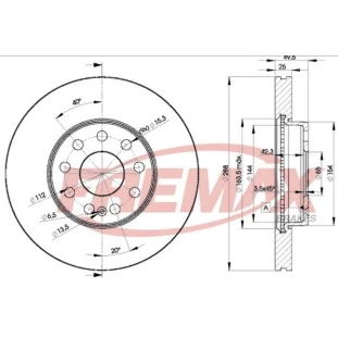 Disco de Freio Ventilado Volkswagen Golf 1999 a 2019 - Esquerdo ou Direito / Dianteiro - Fremax