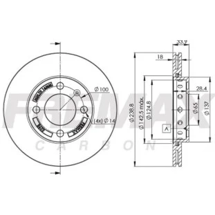 Disco de Freio Ventilado Volkswagen Gol 1998 a 2022 - Esquerdo ou Direito / Dianteiro - Fremax