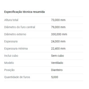 Disco de Freio Ventilado Bmw 330e 2020 a 2021 - Esquerdo ou Direito / Dianteiro - Fremax