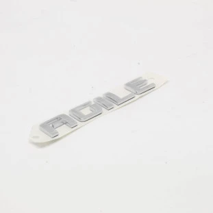 Emblema Agile Tampa Chevrolet Agile 2013 a 2014 - Traseiro - Original