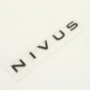 Emblema Logotipo Nivus Volkswagen Nivus 2021 - Traseiro / Externo - Original
