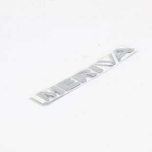 Emblema Meriva da Tampa Chevrolet Meriva 2003 a 2004 - Traseiro - Original