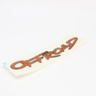Emblema Off Road da Porta Chevrolet Celta 2005 a 2011 - Dianteiro - Original