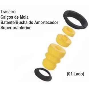 Kit Amortecedor Coxim Batente e Coifa Mini Cooper 2006 a 2014