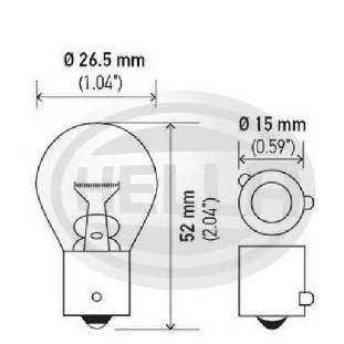 Lampada Pisca Laranja Kia Picanto 2006 a 2009 - HELLA