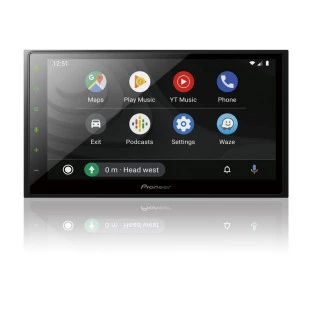 Multimídia Receiver 6.8 polegadas Apple Carplay Android Auto TV Digital - Pioneer