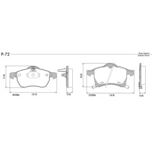 Pastilha de Freio Chevrolet Astra 2001 a 2011 - Dianteiro - LonaFlex