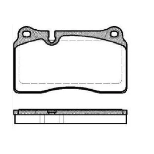 Pastilha de Freio Volkswagen Touareg 2004 a 2010 - Dianteiro - Genuini