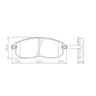 Pastilhas de Freio Nissan Sentra 2007 a 2020 - Dianteiro - Fras-le
