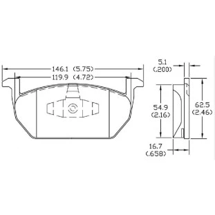 Pastilhas de Freio Volkswagen T Cross 2020 a 2021 - Dianteiro - Bosch