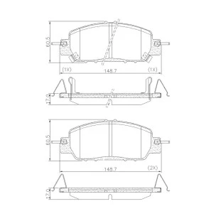 Pastilhas de Freio Honda Civic 2017 a 2019 - Dianteiro - Fras-le