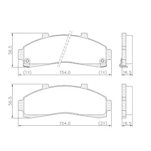 Pastilhas de Freio Ford Explorer 1995 a 2013 - Dianteiro - Fras-le