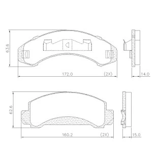 Pastilhas de Freio Ford Explorer 1992 a 1995 - Dianteiro - Fras-le