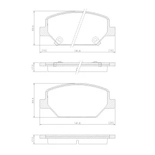 Pastilhas de Freio Chevrolet Equinox 2018 a 2021 - Dianteiro - Fras-le