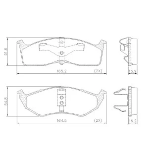 Pastilhas de Freio Ford Ecosport 2003 a 2012 - Dianteiro - Fras-le