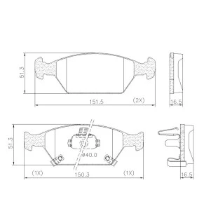 Pastilhas de Freio Honda Fit 2009 a 2014 - Dianteiro - Fras-le