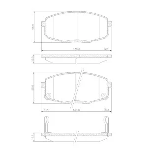 Pastilhas de Freio Hyundai I30 2010 a 2016 - Dianteiro - Fras-le