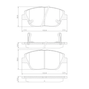 Pastilhas de Freio Hyundai Sonata 2011 a 2014 - Dianteiro - Fras-le