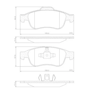 Pastilhas de Freio Renault Duster 2012 a 2020 - Dianteiro - Fras-le
