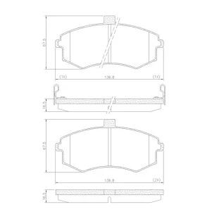 Pastilhas de Freio Jac Motors J5 2012 a 2016 - Dianteiro - Fras-le