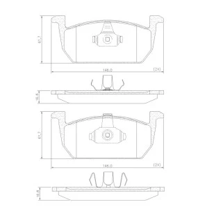 Pastilhas de Freio Volkswagen T Cross 2020 a 2021 - Dianteiro - Fras-le
