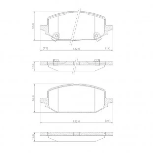 Pastilhas de Freio Chevrolet Onix 2019 a 2021 - Dianteiro - Fras-le