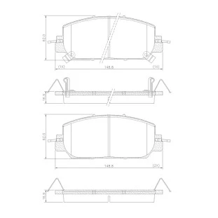Pastilhas de Freio Honda Cr-v 2018 a 2019 - Dianteiro - Fras-le