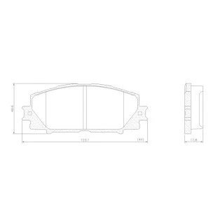 Pastilhas de Freio Toyota Prius 2016 a 2020 - Dianteiro - Fras-le