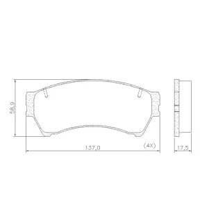 Pastilhas de Freio Antirruído Ford Fusion 2006 a 2012 - Dianteiro - Fras-le