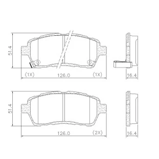 Pastilhas de Freio Antirruído Ford Ka 2015 a 2021 - Dianteiro - Fras-le