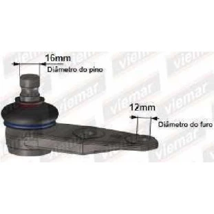 Pivo Renault 19 1994 a 1998 - Esquerdo ou Direito - Viemar