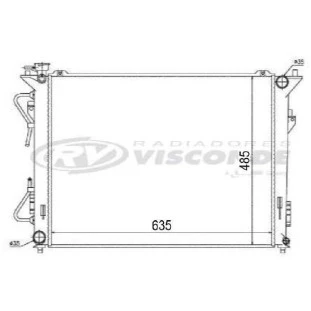 Radiador Hyundai Azera 2008 a 2011 - Visconde