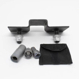 Suporte Trava Antifurto Estepe Volkswagen Amarok 2011 a 2021 - Traseiro / Externo / Inferior - Original