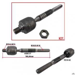 Barra Axial Direção Honda Civic 1996 a 2000 - TRW