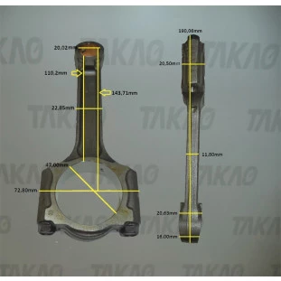Biela STD Nissan Tiida 2008 a 2013 - Takao