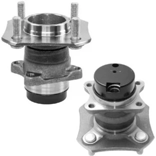 Cubo Roda com Rolamento com ABS Nissan Tiida 2008 a 2010 - Traseiro - Import