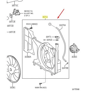 Defletor do Ventilador Radiador Toyota Yaris 2019 a 2021 - Original