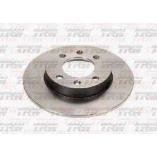 Disco de Freio Sólido Citroen C4 2007 a 2014 - Esquerdo ou Direito / Traseiro - TRW