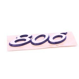 Emblema 806 Peugeot 806 1995 a 1999 - Traseiro / Externo - Original