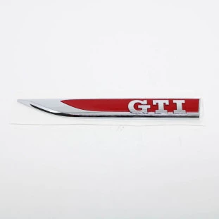 Emblema GTI Volkswagen Golf 2016 a 2019 - Esquerdo / Externo - Original