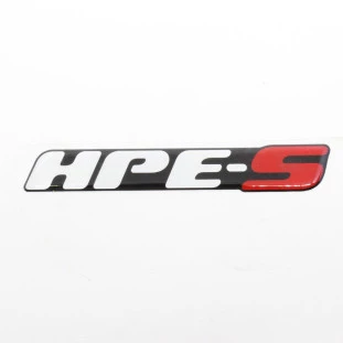 Emblema Logotipo HPE-S da Tampa Mitsubishi Pajero 2009 a 2015 - Traseiro - Original
